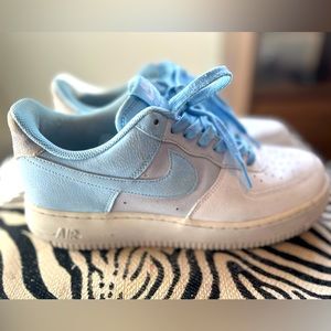 Nike Air Force One sneakers AF1 psychic blue